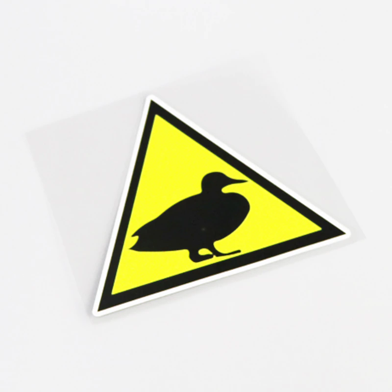autocollant-attention-canard