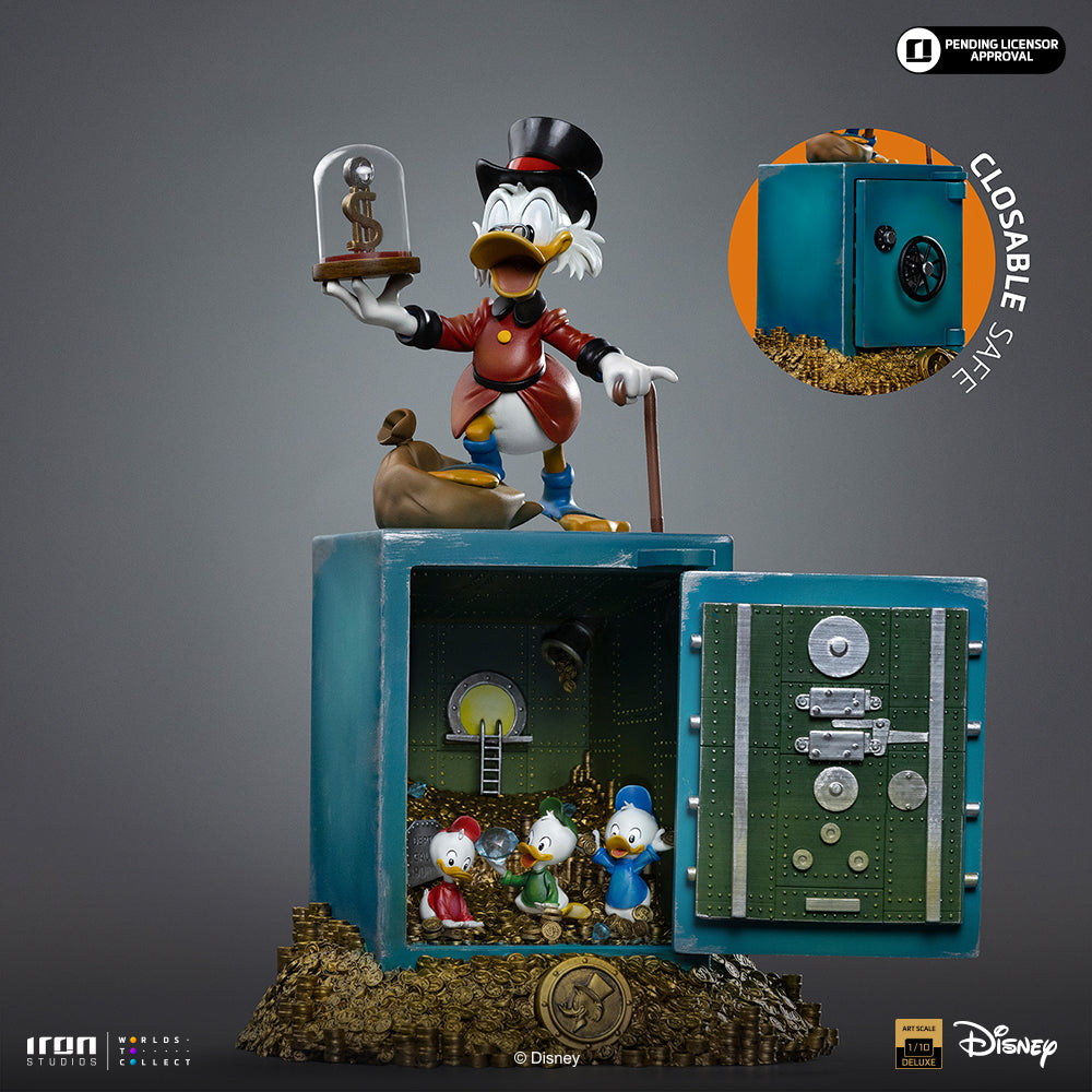 Statue Uncle Scrooge Mcduck and Nephews - Duck Tales - Art Scale 1/10 - Disney Classics