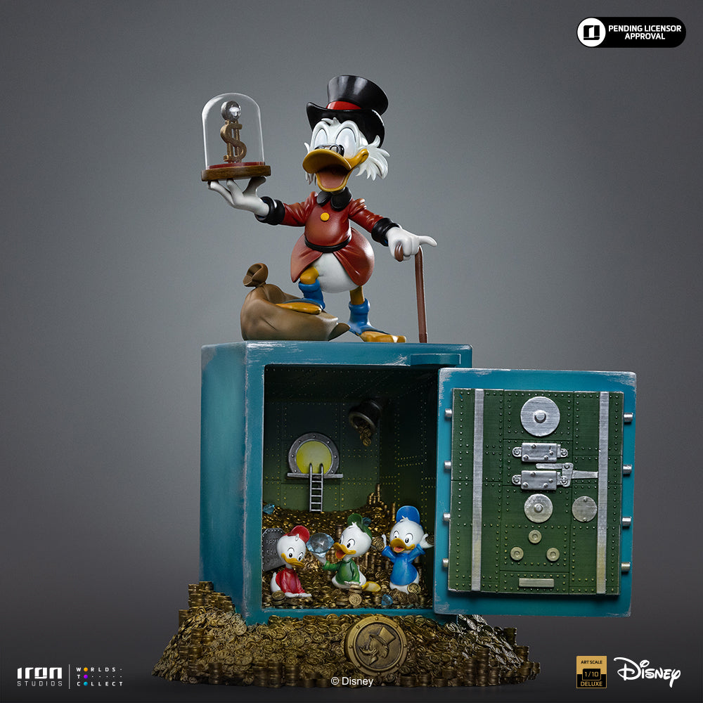 Statue Uncle Scrooge Mcduck and Nephews - Duck Tales - Art Scale 1/10 - Disney Classics