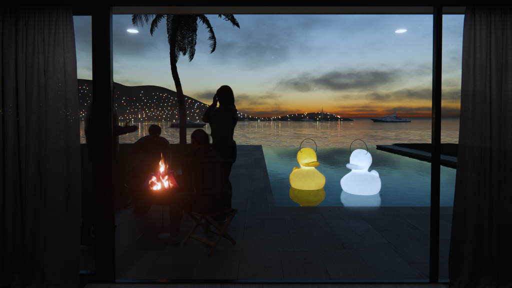 Duck Lamp "The Duck Duck Lamp" Yellow (XL)