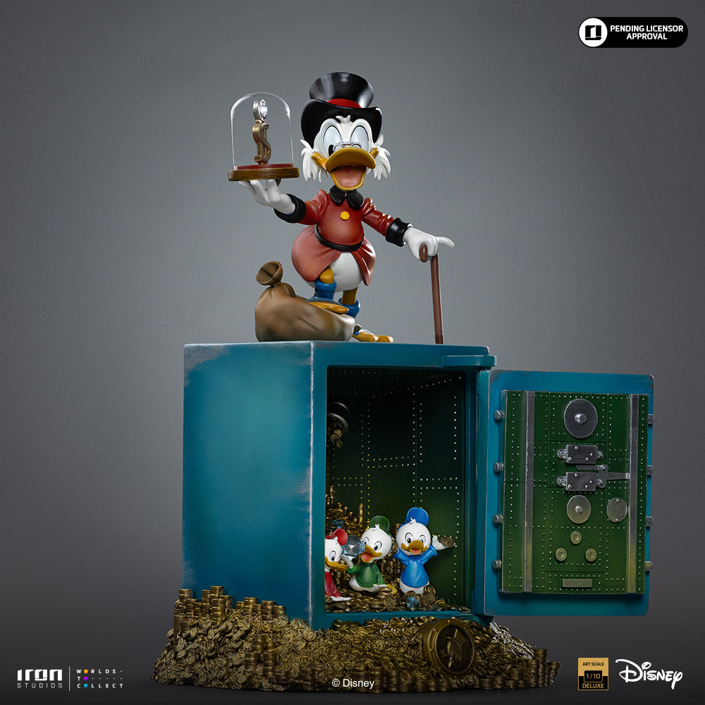 Statue Uncle Scrooge Mcduck and Nephews - Duck Tales - Art Scale 1/10 - Disney Classics