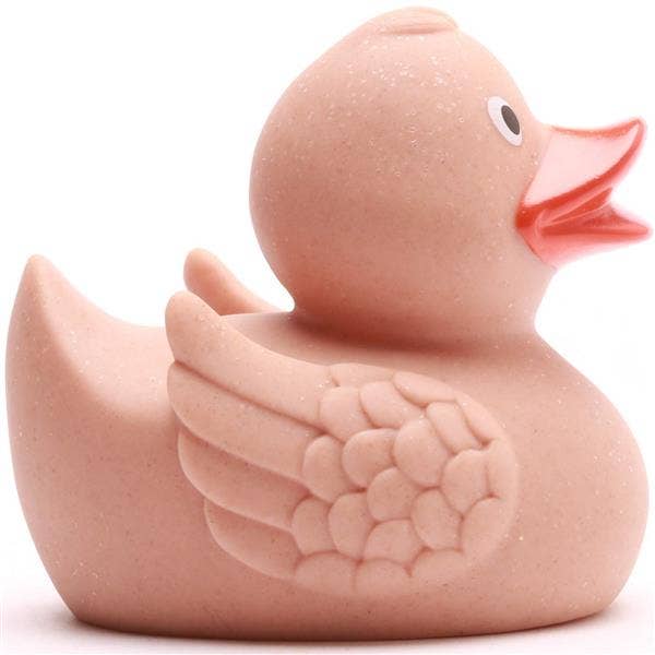 Canard de bain en blé - rose - canard en caoutchouc