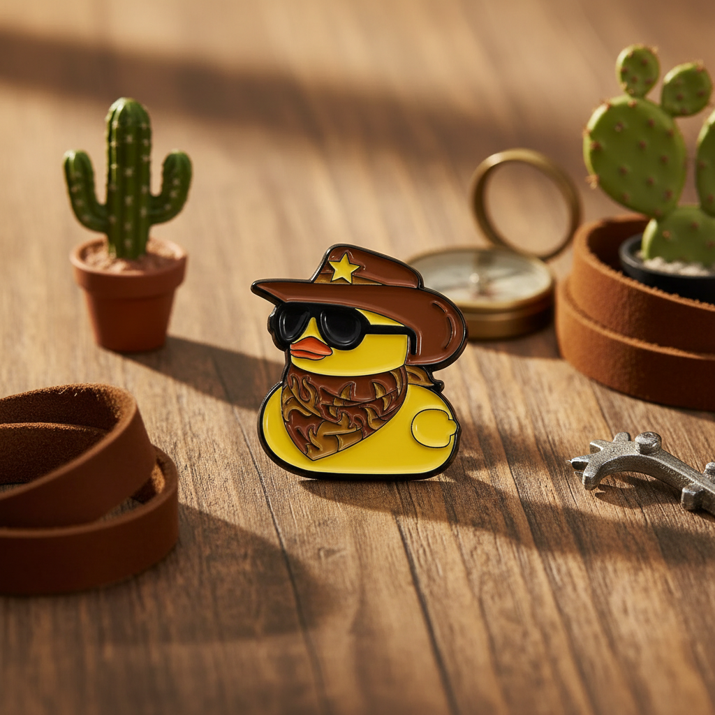 Yellow Duck Sheriff Pin