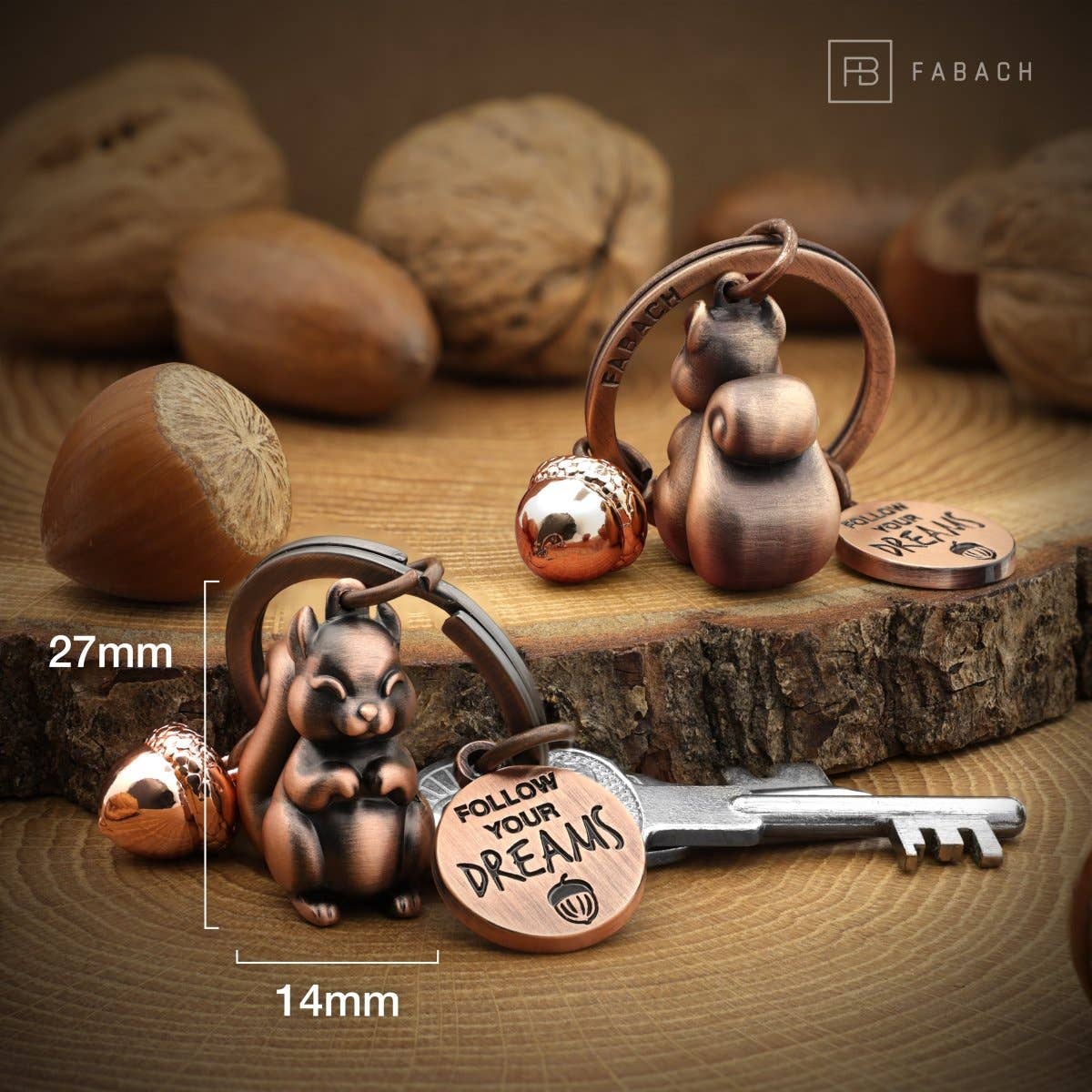 Porte-clés Ecureuil «Skippy»