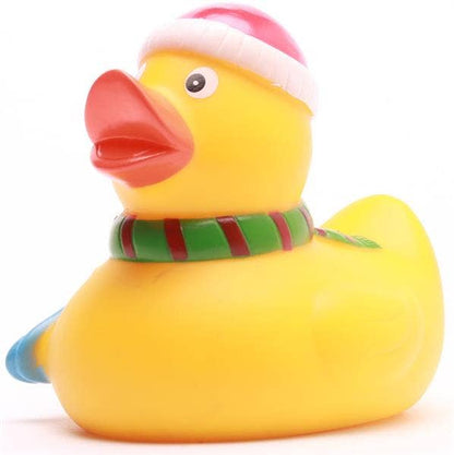 Weihnachts-Skifahrer-Ente