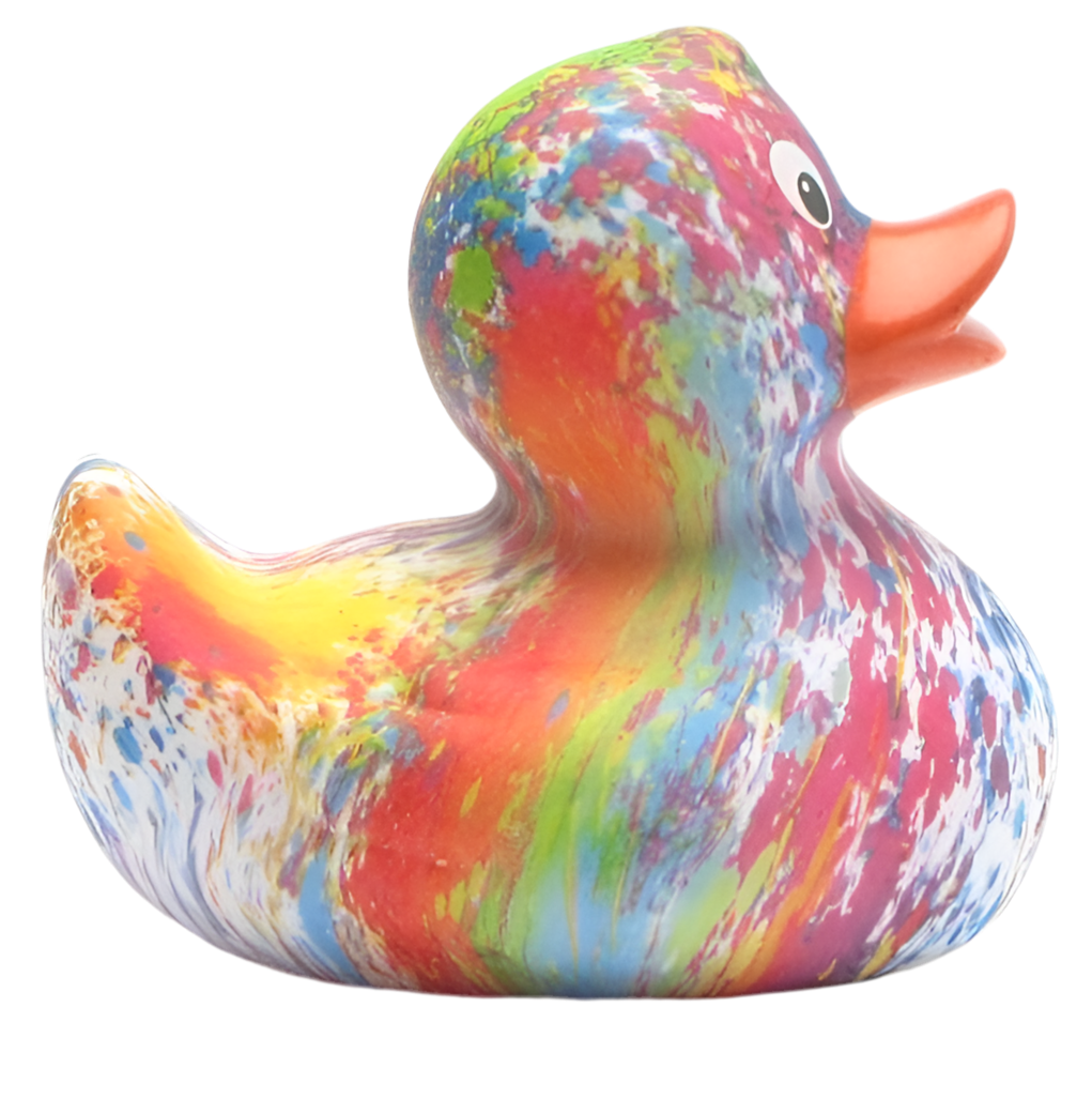 Klassisches Regenbogen-Entenspray