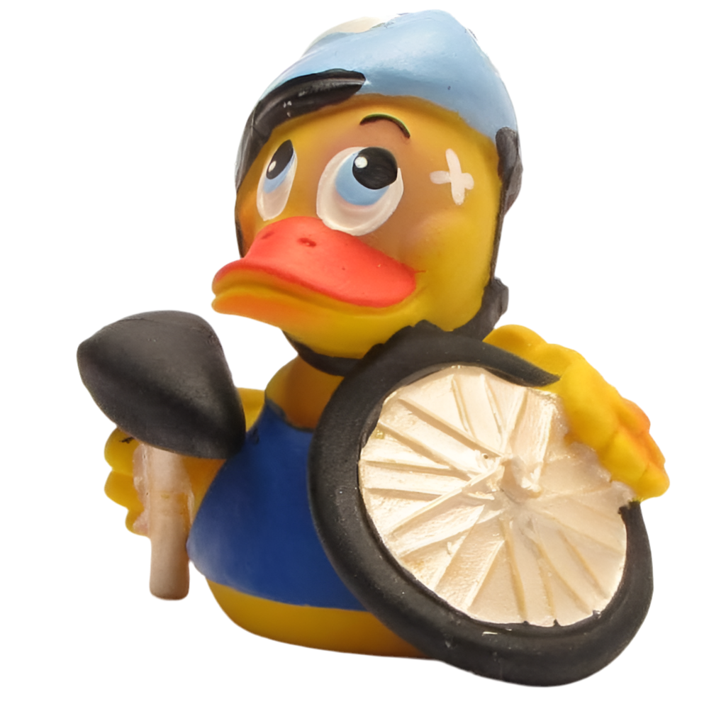 Ente Radfahrer