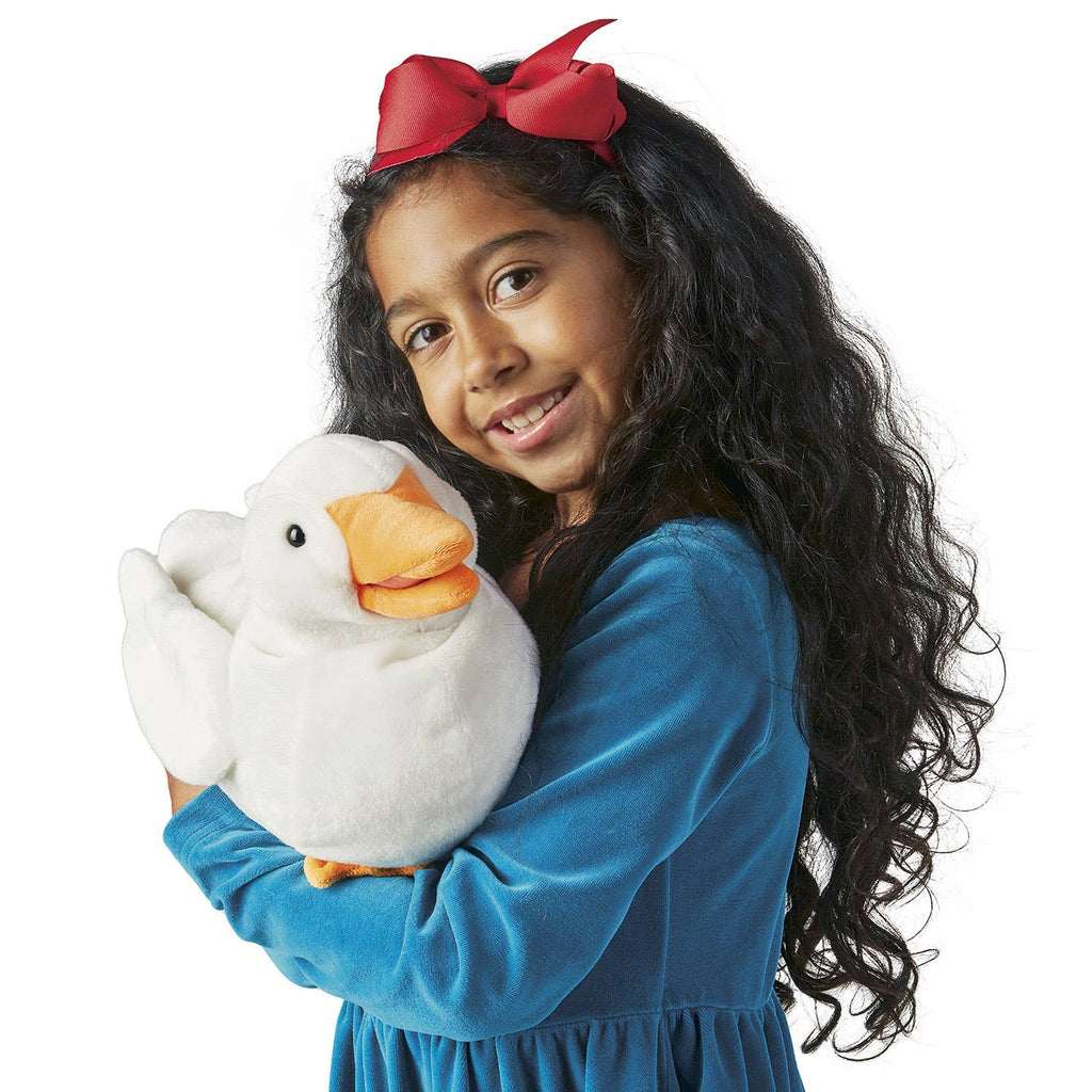 White Duck Hand Puppet