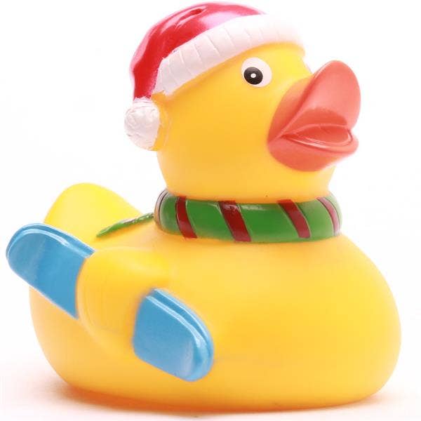 Christmas Skiing Duck