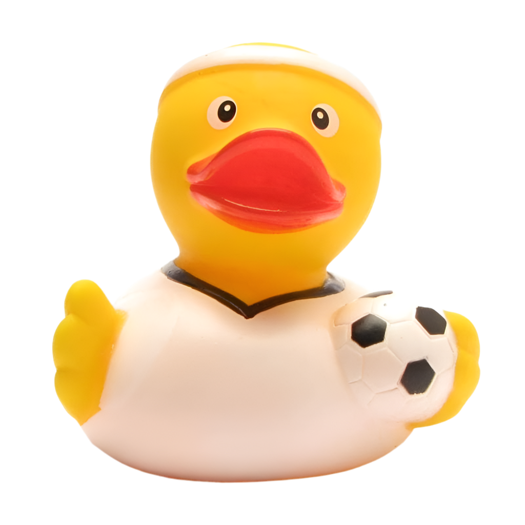 White Football Duck