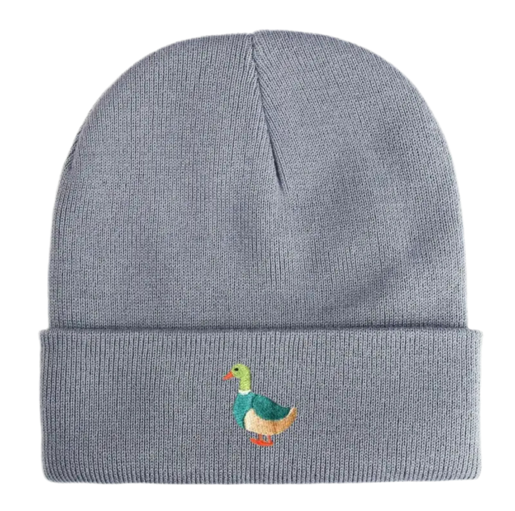 Bonnet Canard Colvert Brodé