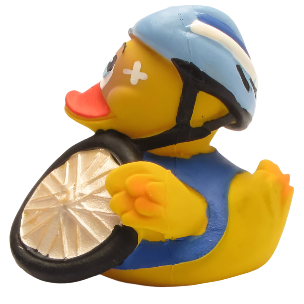Ente Radfahrer