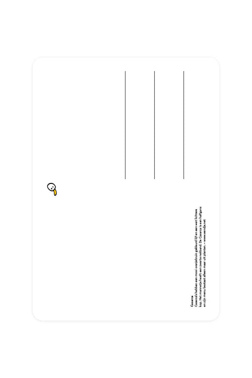Postkarte mit Rostgans