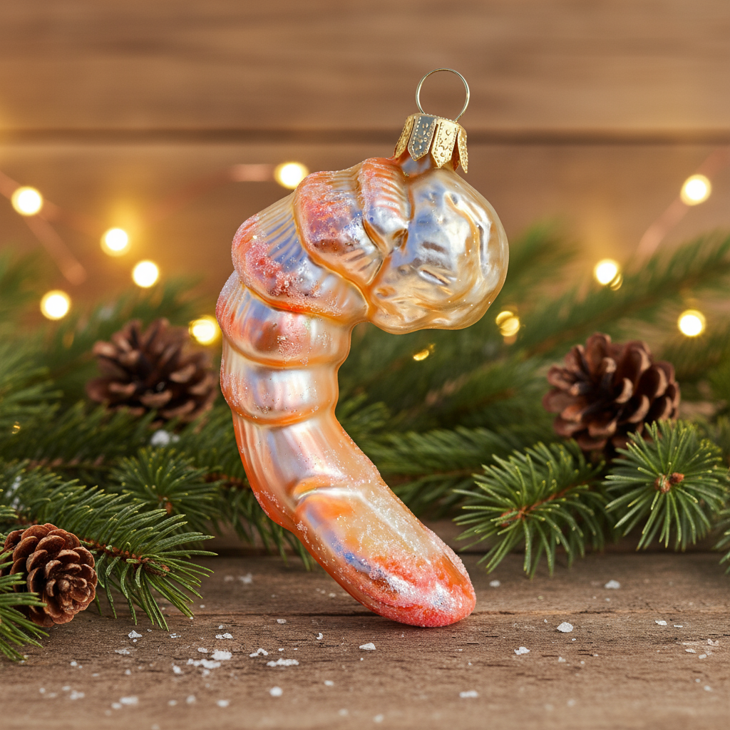 Boule de Noël Crevette