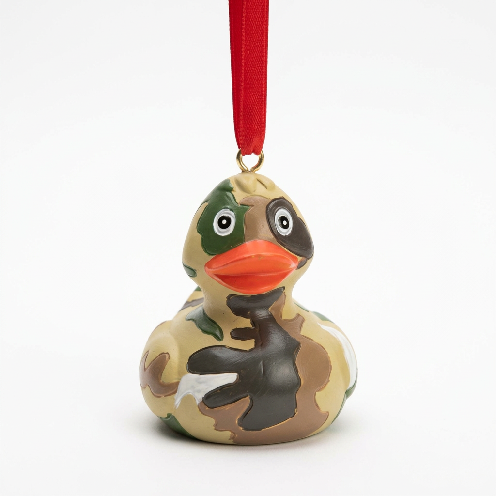 Décoration à suspendre Canard Camouflage Yarto – ornement Duck’oration