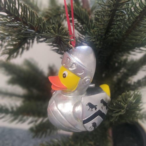 Décoration à suspendre Canard Chevalier Yarto — décoration de Noël, vue complémentaire 2
