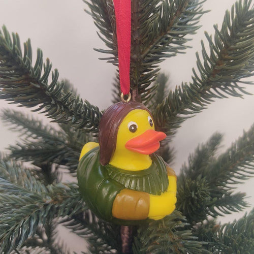 Décoration à suspendre Canard Mona Lisa Yarto — décoration de Noël, vue complémentaire 2