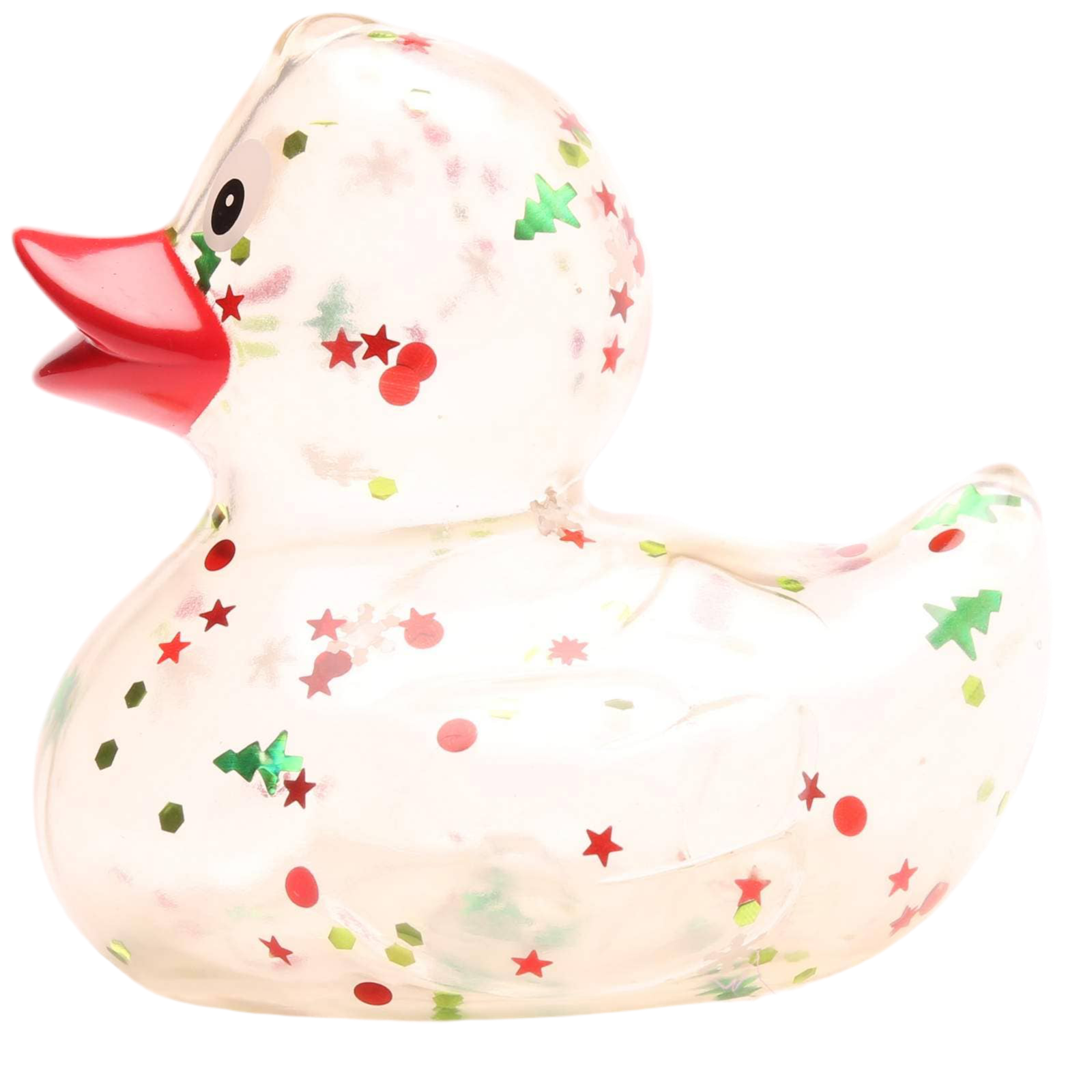 Classic Red Christmas Sequin Duck