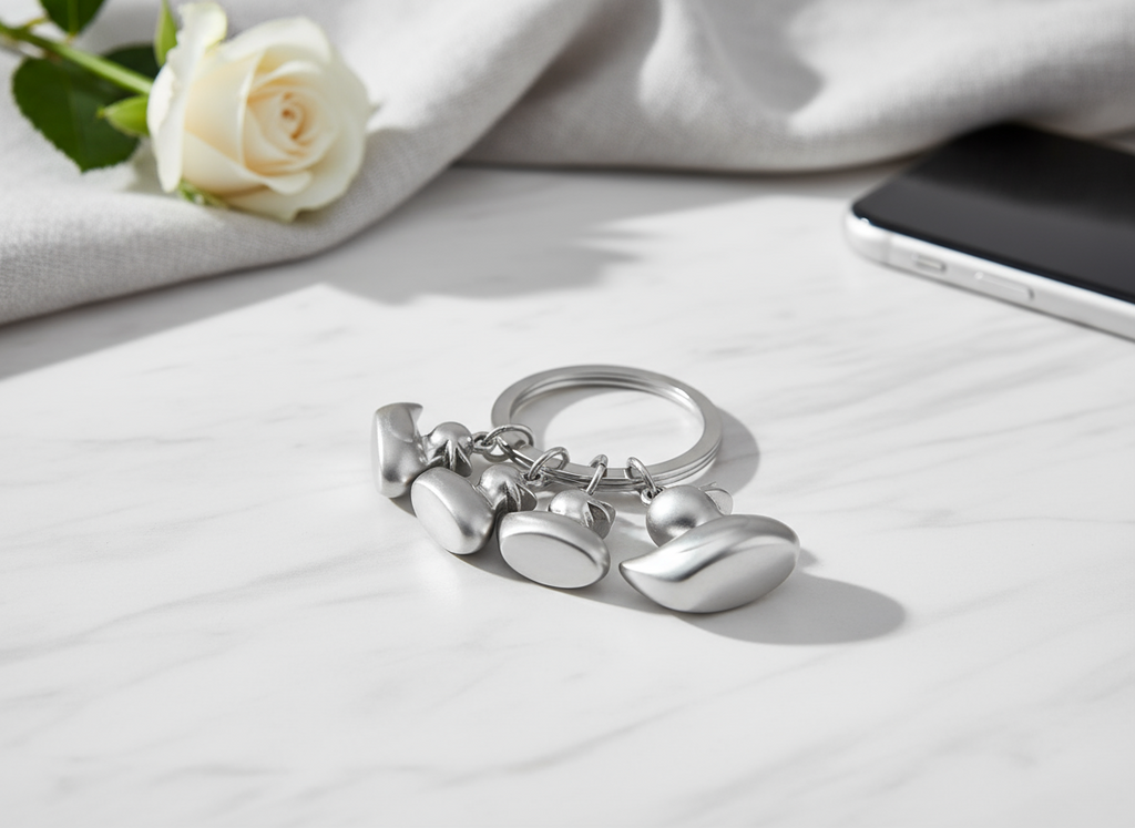 Schlüsselanhänger der Entenfamilie