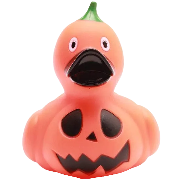 Halloween-Kürbis-Ente