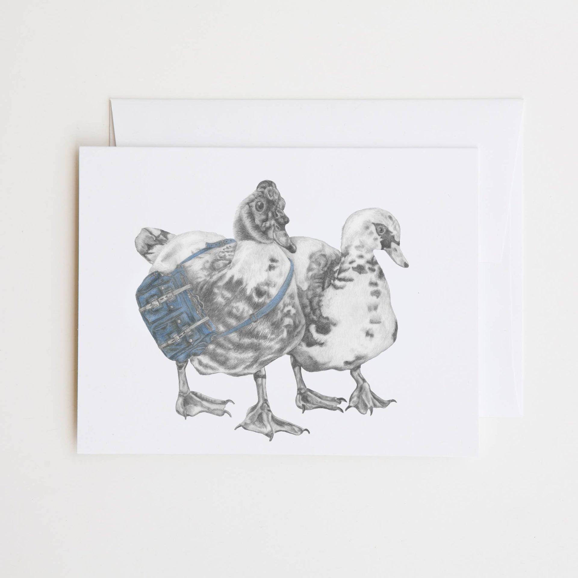 Pepe &amp; Rory Peterborough Duck Ticket Card