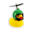 Canard couineur de vélo avec casque