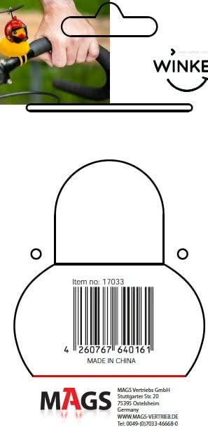 Canard couineur de vélo avec casque