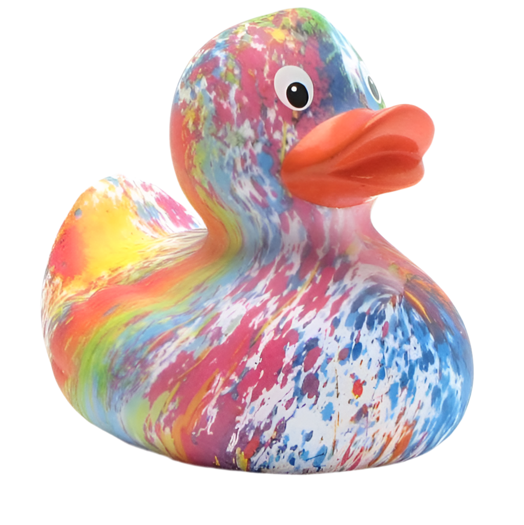 Klassisches Regenbogen-Entenspray