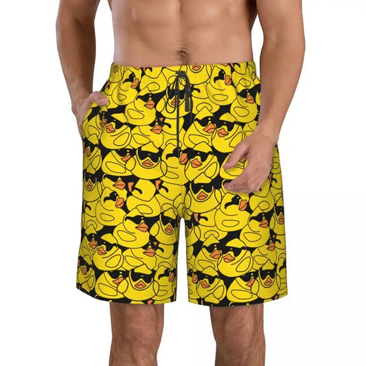 Short de Bain Canard Lunettes de Soleil