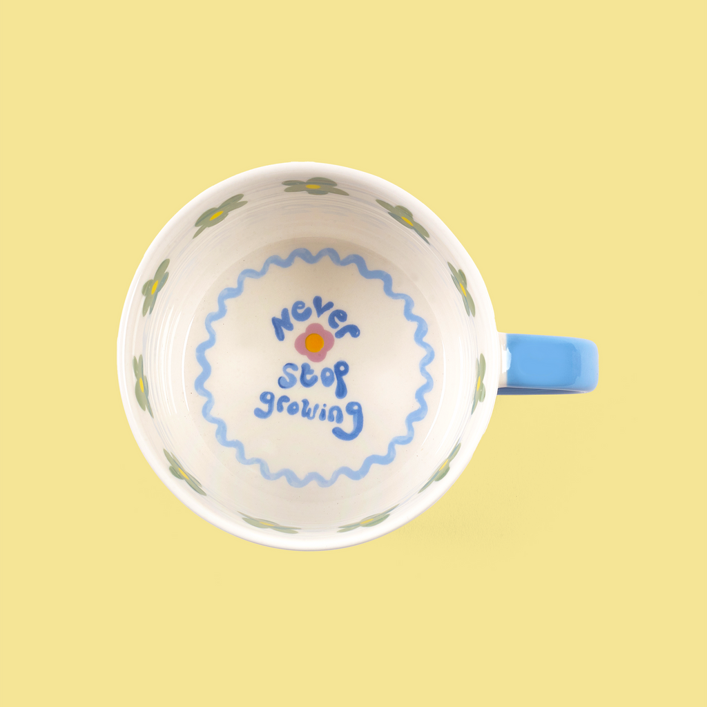 Entenbecher „Hör niemals auf zu wachsen“