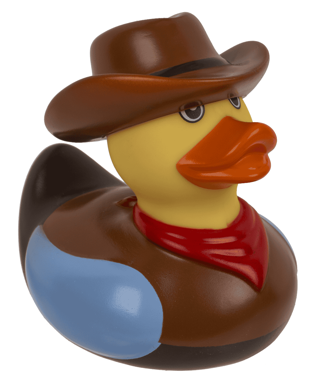 Canard de bain – Cowboy – vue 4