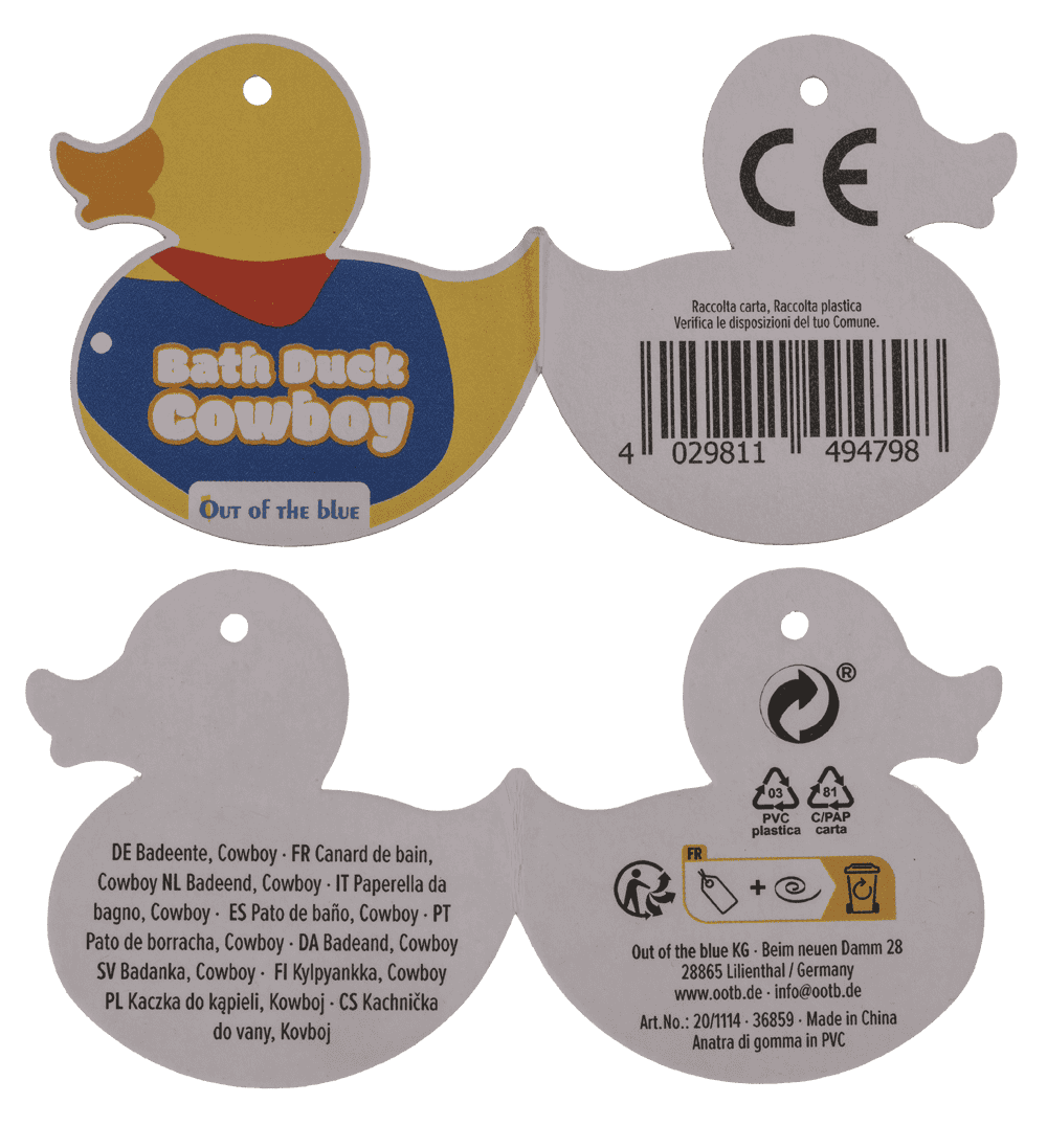 Canard de bain – Cowboy – vue 6