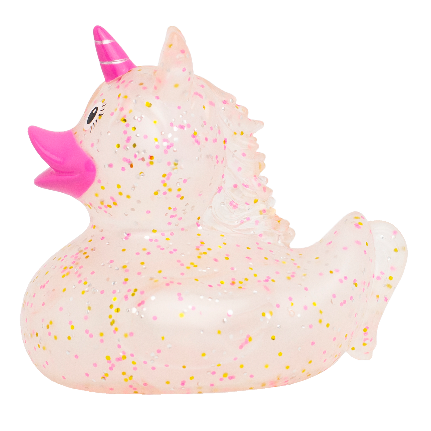 Glittery Pink Unicorn Duck