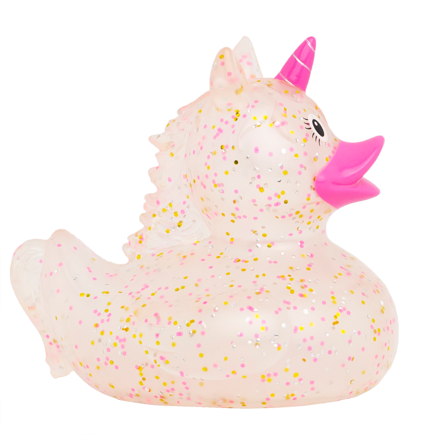 Glittery Pink Unicorn Duck