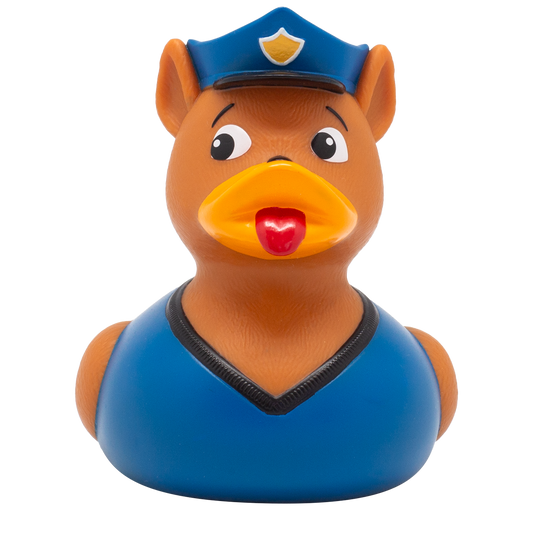 Ente-Polizeihund