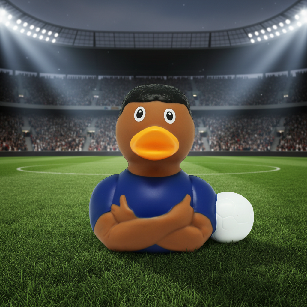 Blue Star Football Duck