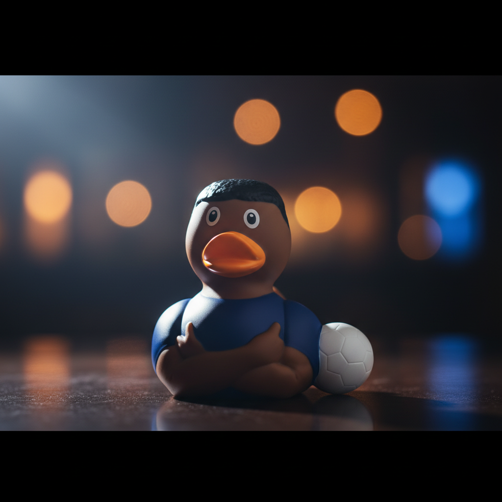 Blue Star Football Duck