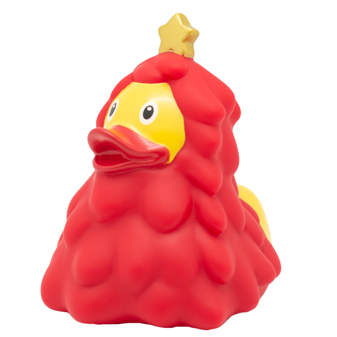 Ente Weihnachtsbaum rot