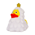 Weiße Weihnachtsbaum-Ente