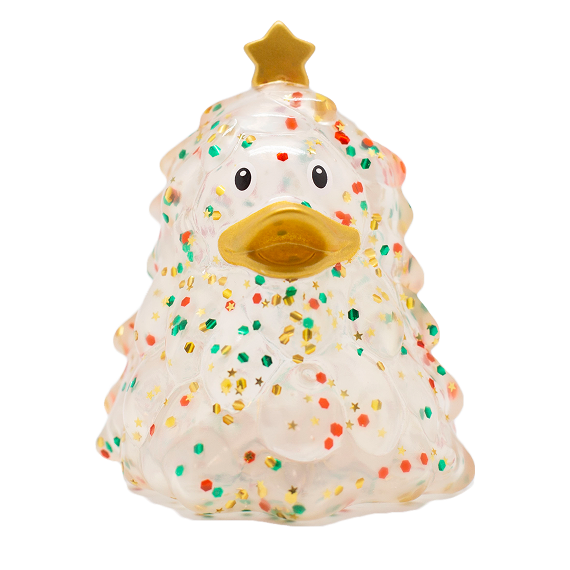 Glittery Christmas Tree Duck