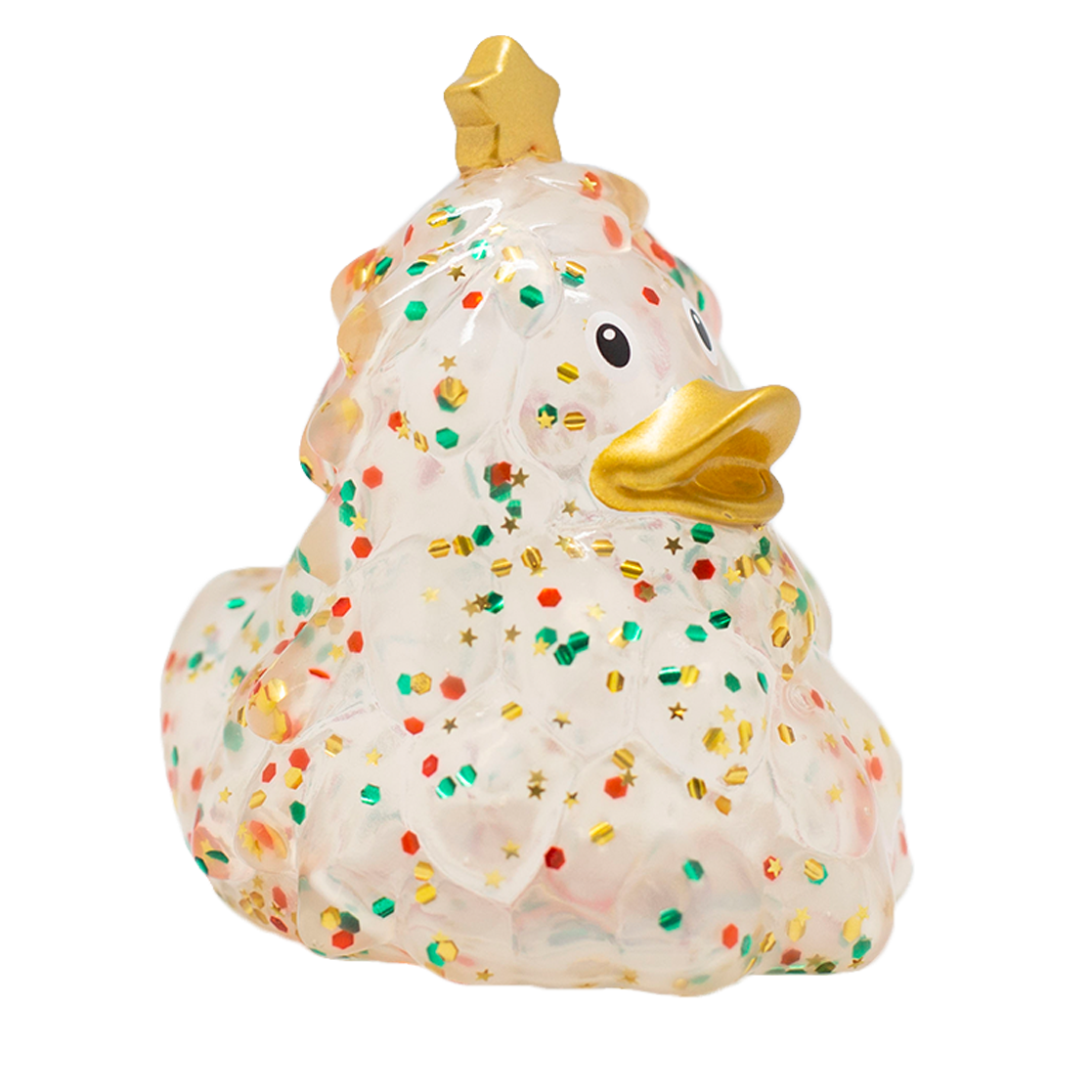 Glittery Christmas Tree Duck