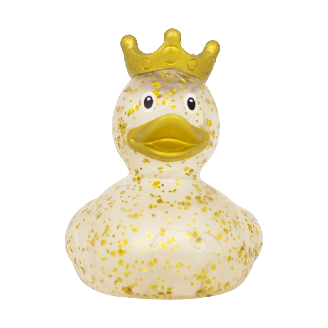 Gold Glitter Crown Duck