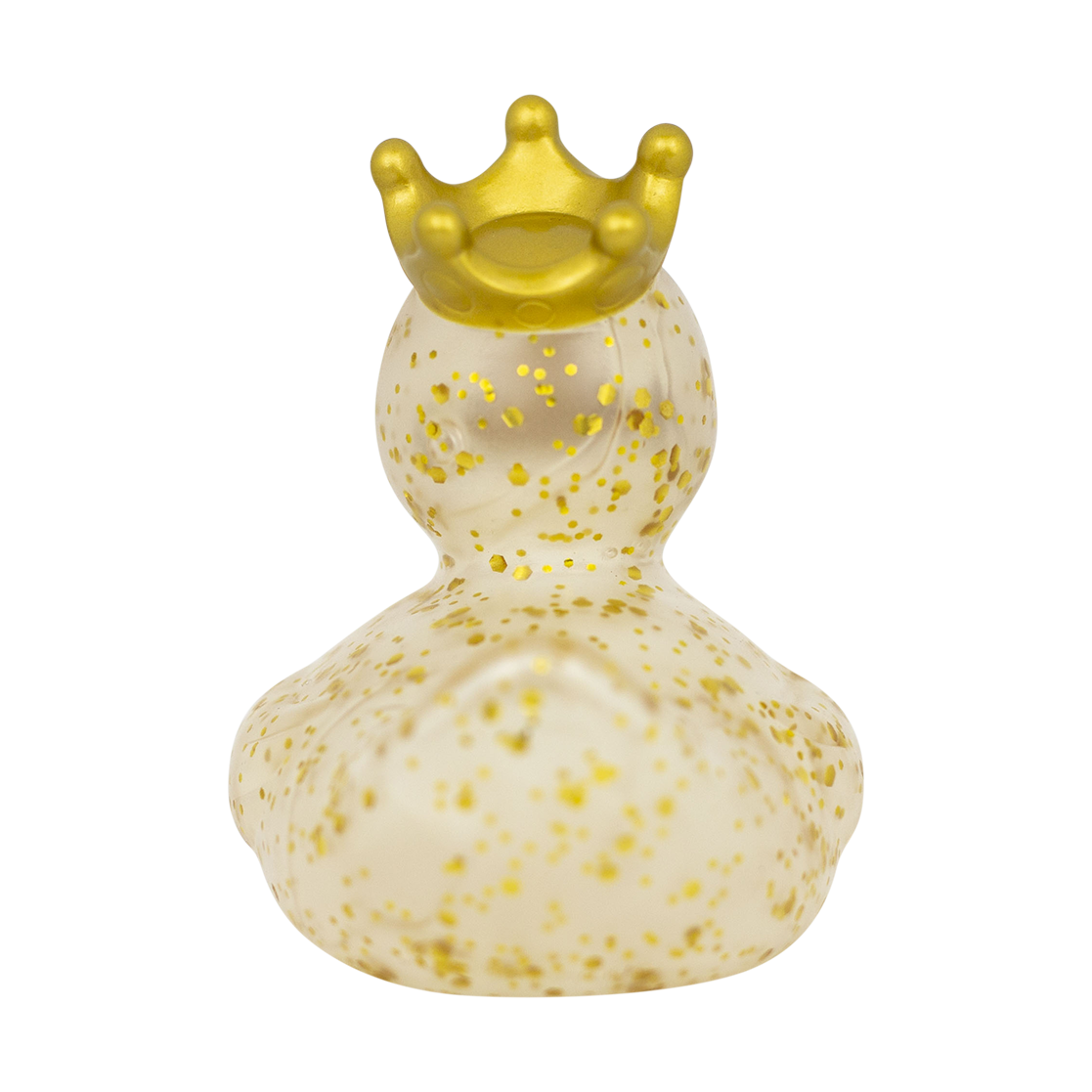 Gold Glitter Crown Duck