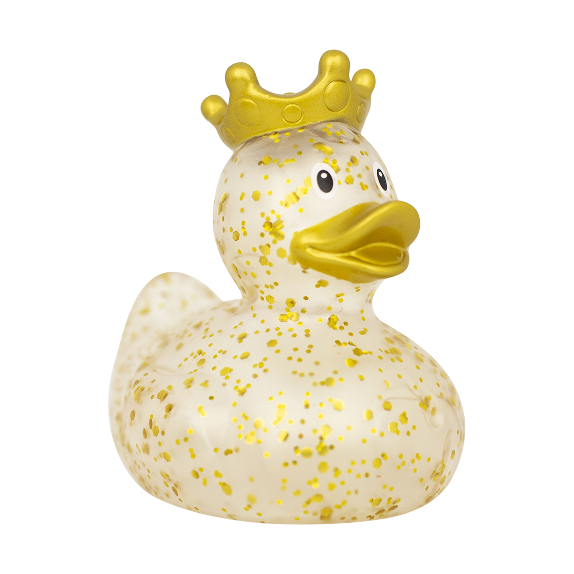 Gold Glitter Crown Duck