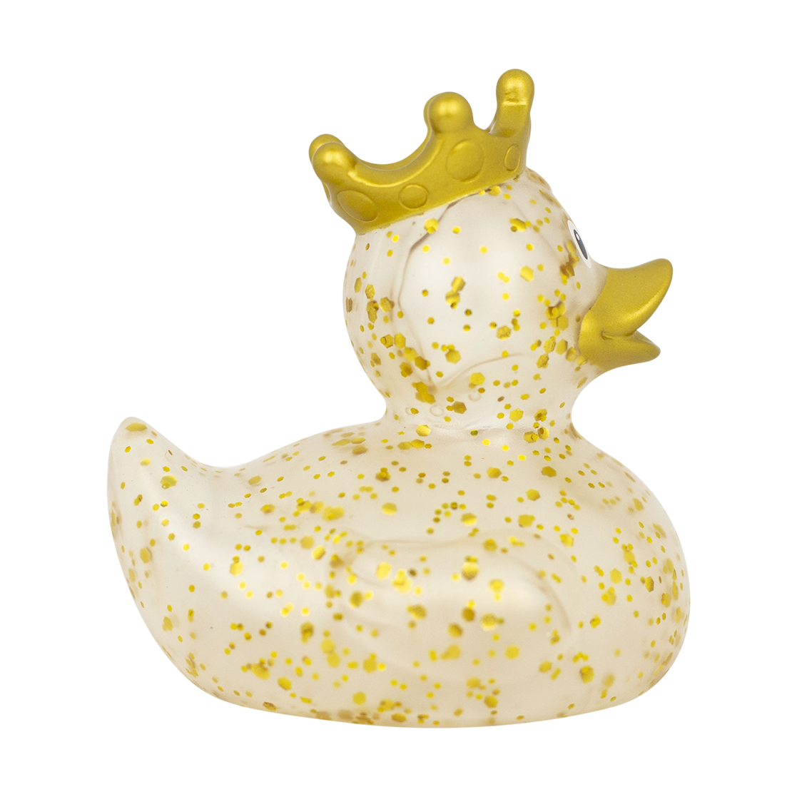 Gold Glitter Crown Duck