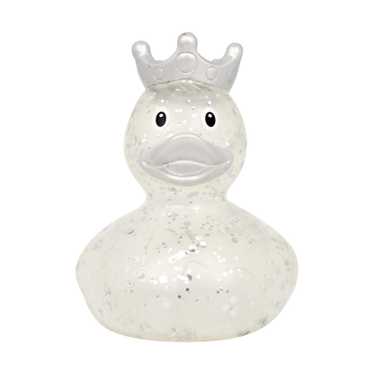 Silver Duck Glitter Crown