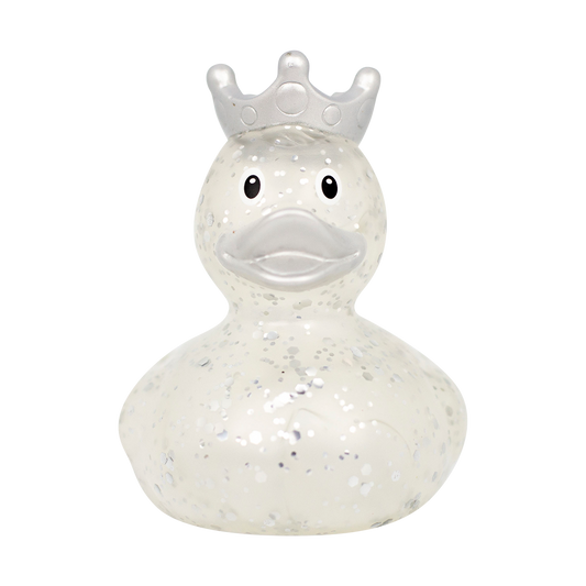 Silver Duck Glitter Crown