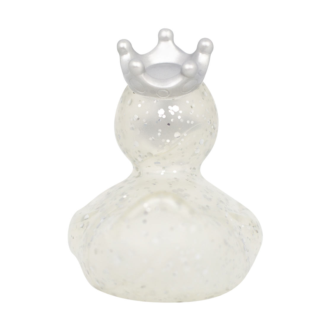 Silver Duck Glitter Crown