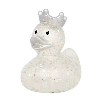 Silver Duck Glitter Crown