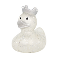 Glitzernde Silberente-Krone